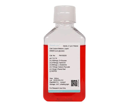 Medio DMEM (bajo en glucosa)