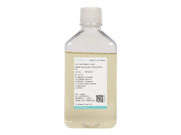 DMEM (glucosa alta), sin rojo de fenol - Image 2